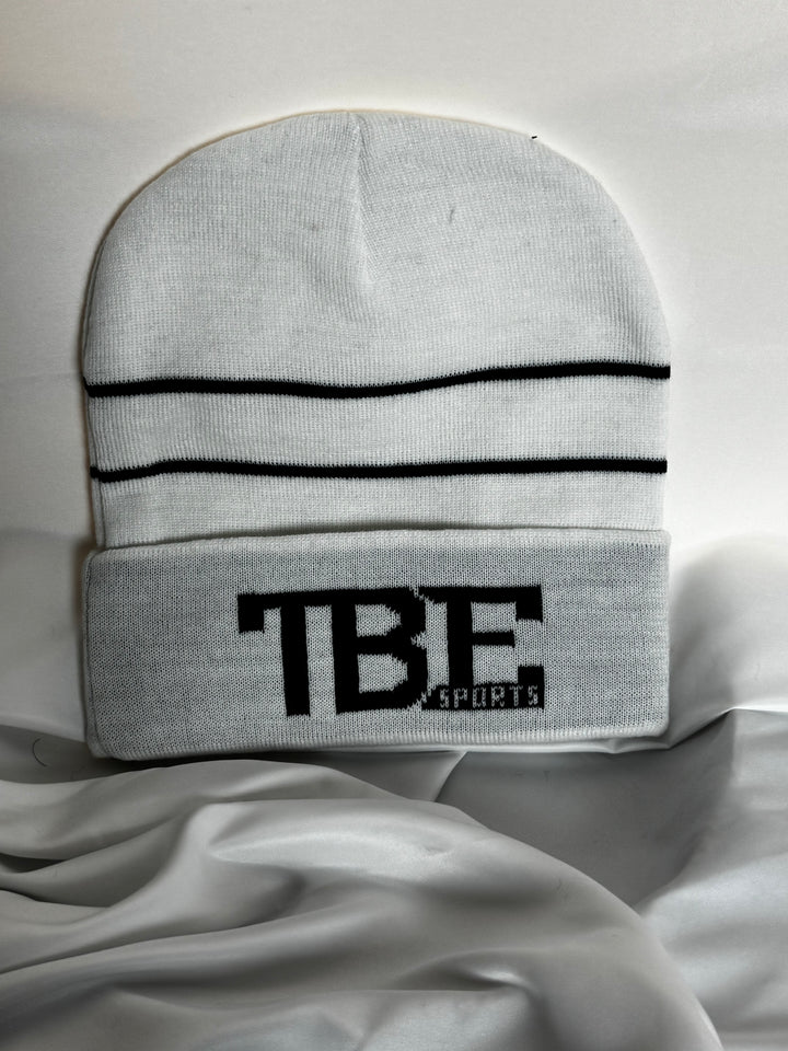 White TBE beanie