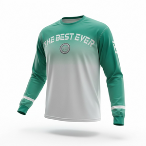 Long Sleeve TBE Green Fade shirt