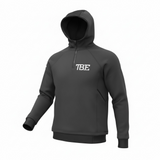 black quarter zip hoodie